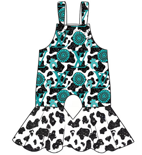 Boujee Cowgirl Flare Jumpsuit