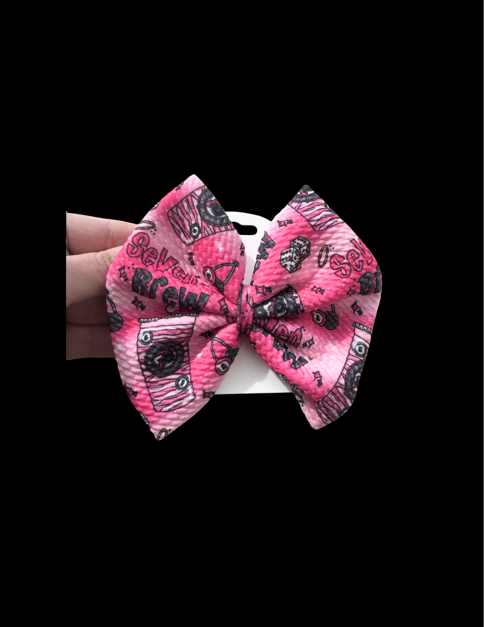 Caffeine & Chaos Nylon Bow
