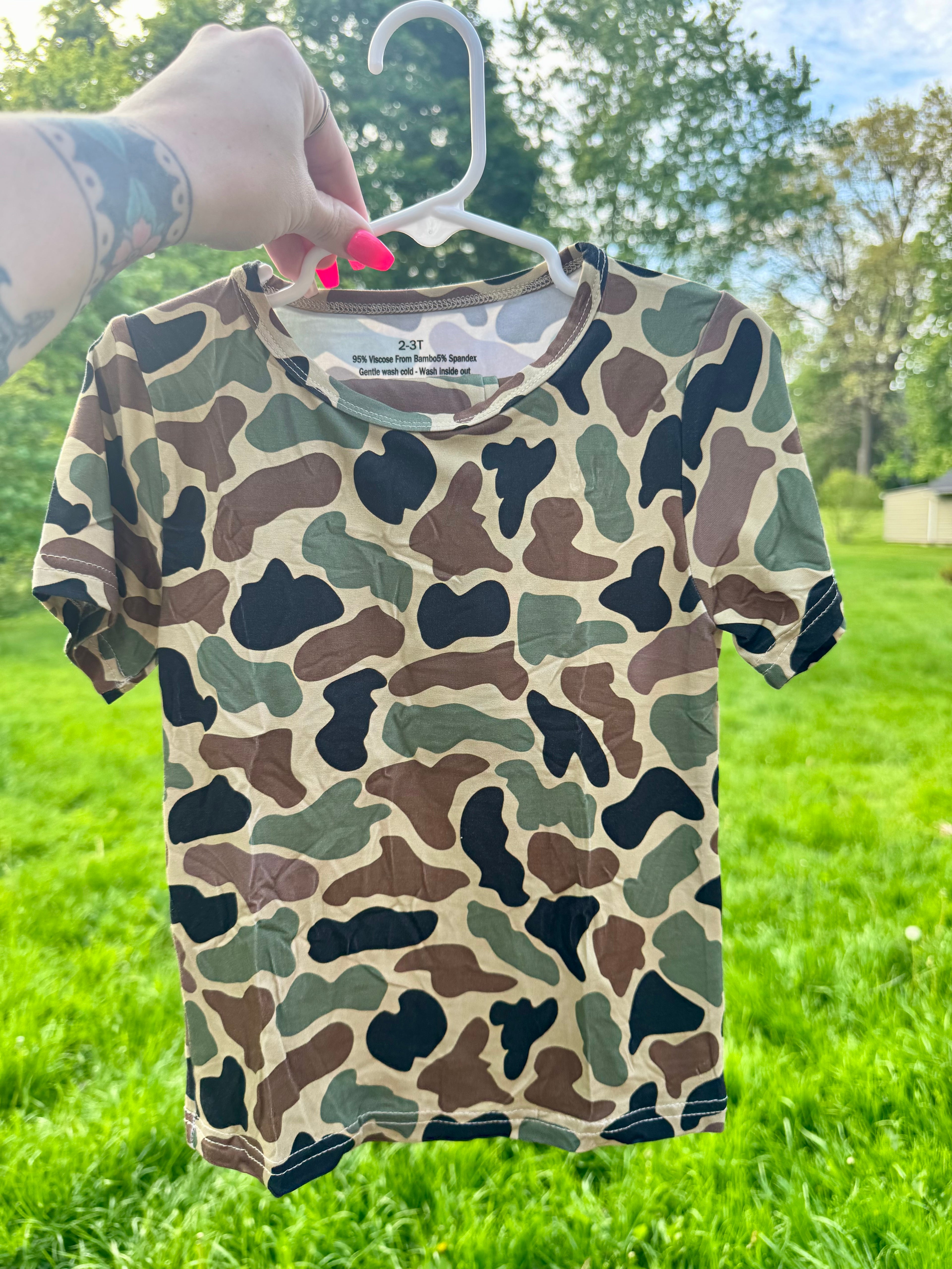 Duck Camo Short Set