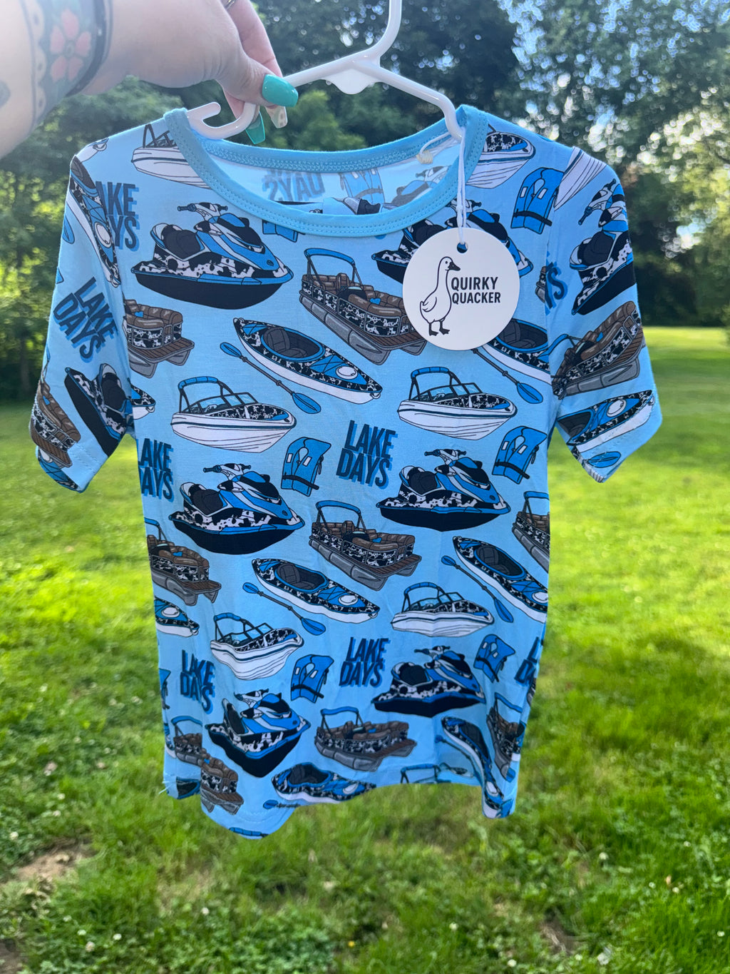 Lake Days Pajama Short Set