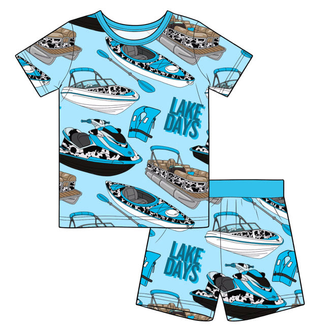 Lake Days Pajama Short Set
