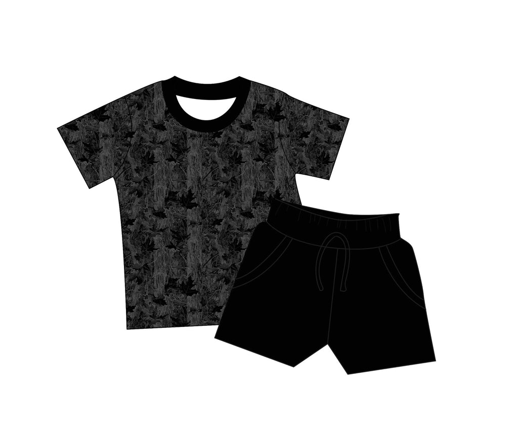Midnight Timber Short Set