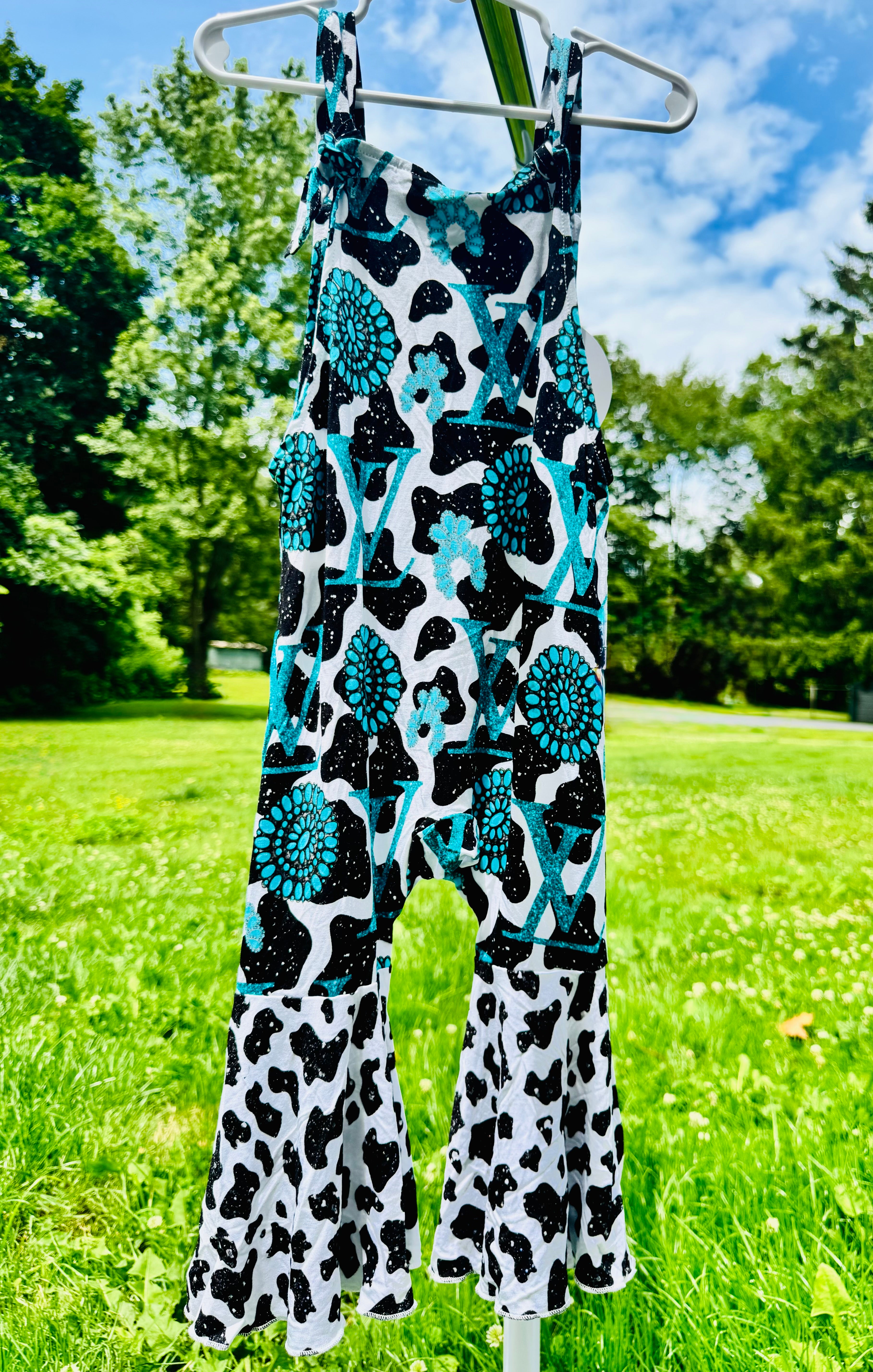 Boujee Cowgirl Flare Jumpsuit